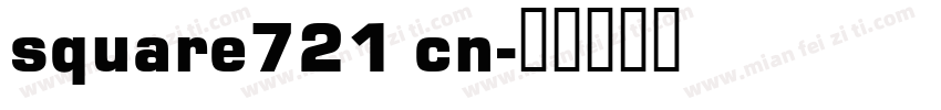 square721 cn字体转换